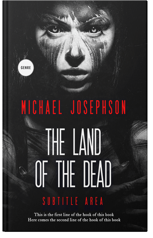 Front view of Premade Horror Book Cover - Woodsmoke