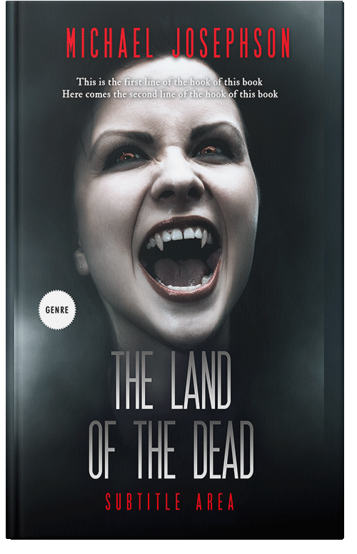 Front view of Premade Horror Book Cover - Cold Turkey