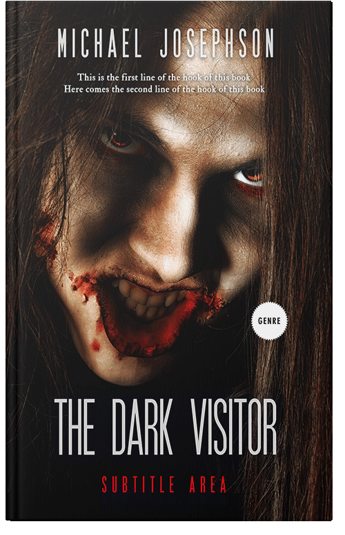 Front view of Premade Horror Book Cover - Indian Khaki