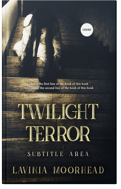 Front view of Premade Horror Book Cover - Woodsmoke