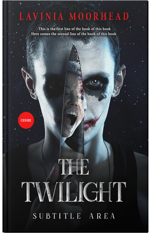 Front view of Premade Mystery & Thriller & Suspense Book Cover - Pale Slate