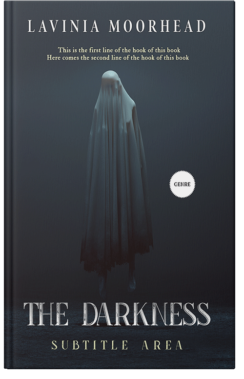 Front view of Premade Horror Book Cover - Charade