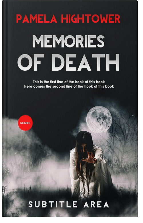 Front view of Premade Horror Book Cover - Woodsmoke