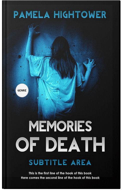 Front view of Premade Mystery & Thriller & Suspense Book Cover - Ebony