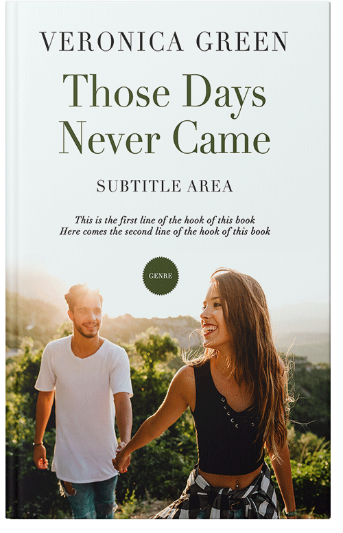 Front view of Premade Romance Book Cover - Gray Nurse