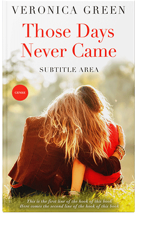 Pre Made Book Cover Brandy