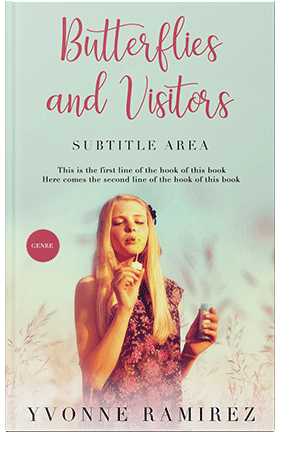 Pre Made Book Cover Periglacial Blue