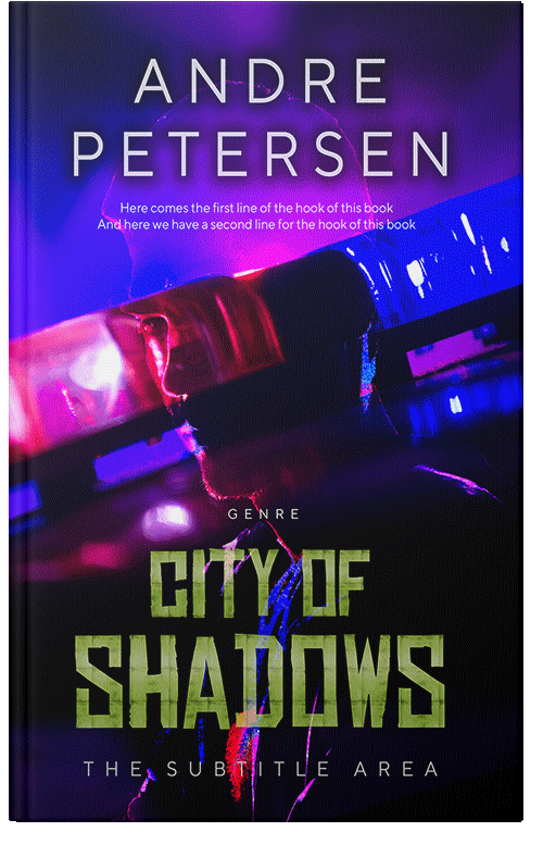 Front view of Premade Mystery & Thriller & Suspense Book Cover - Fuchsia Pink