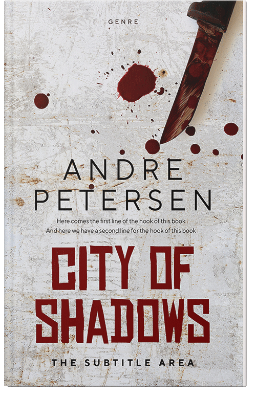 Front view of Premade Mystery & Thriller & Suspense Book Cover - Timberwolf