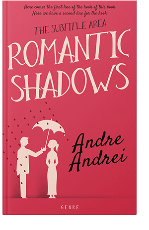 Pre Made Book Cover Cerise Red