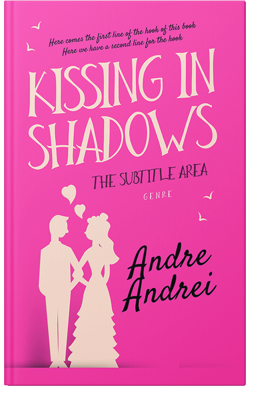 Front view of Premade Romance Book Cover - Brilliant Rose