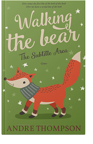 Pre Made Book Cover Sycamore