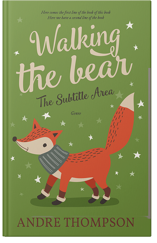Front view of Premade Children's Book Cover - Sycamore
