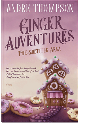 Pre Made Book Cover Blossom