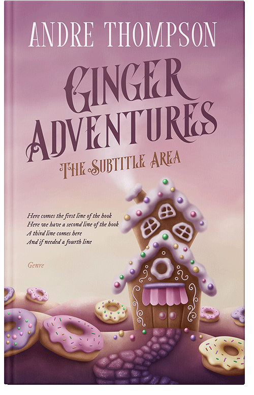 Front view of Premade Fantasy Book Cover - Blossom