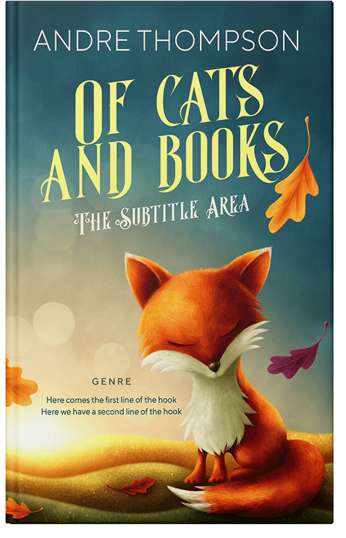 Front view of Premade Fantasy Book Cover - Indian Khaki