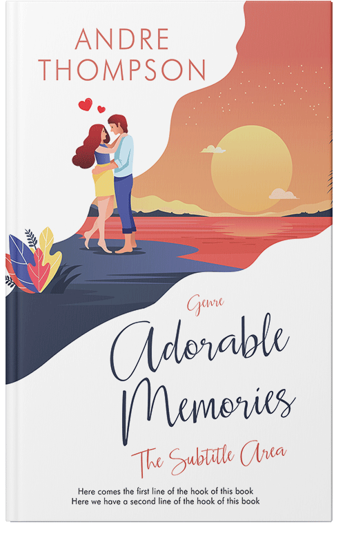 Front view of Premade Romance Book Cover - Fiord