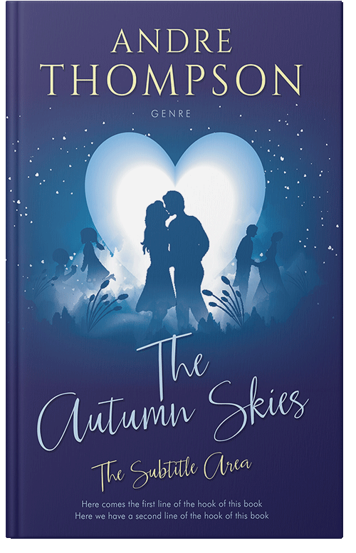 Front view of Premade Romance Book Cover - Astronaut