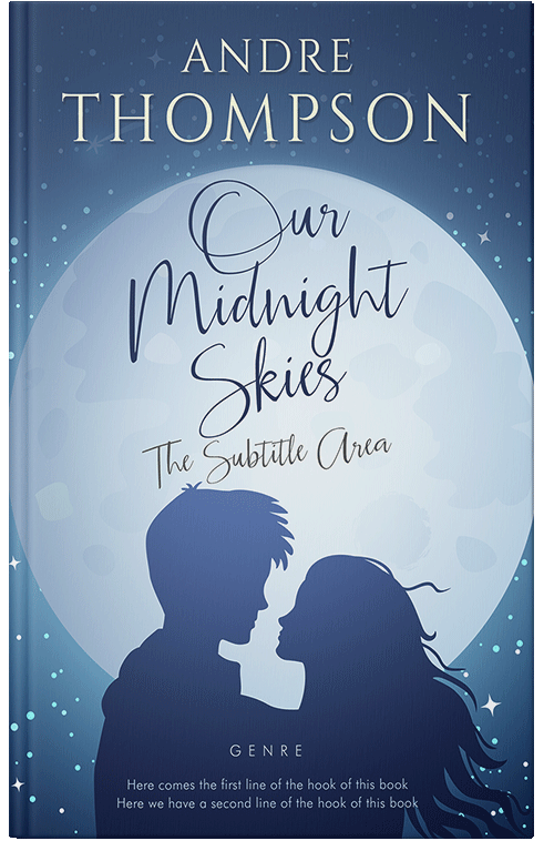 Front view of Premade Romance Book Cover - Jagged Ice