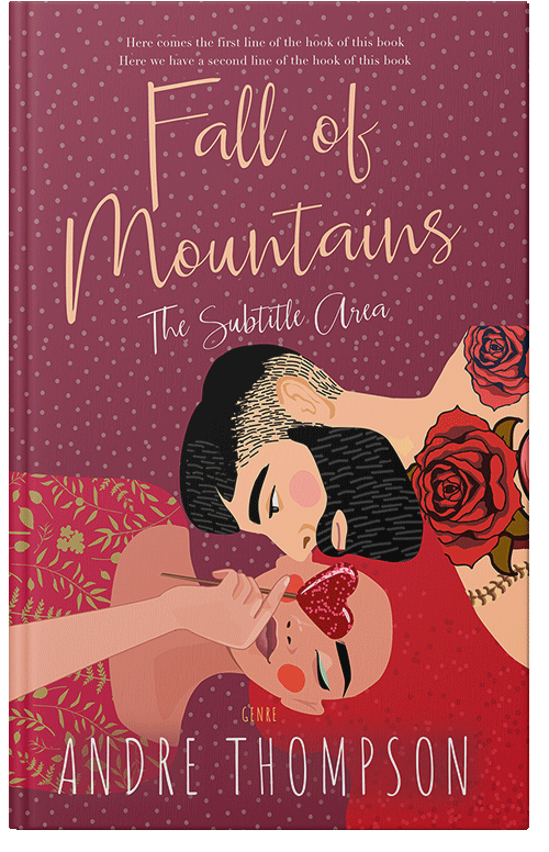 Front view of Premade Romance Book Cover - Stiletto