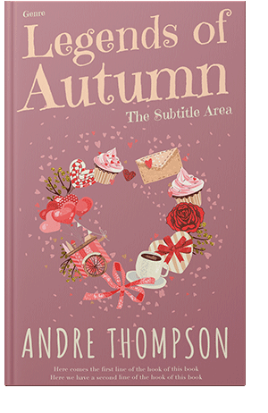 Pre Made Book Cover Old Rose