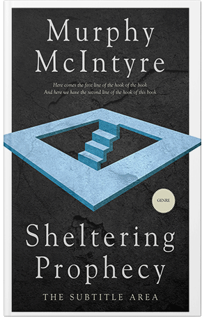 Premade Book Cover Shark