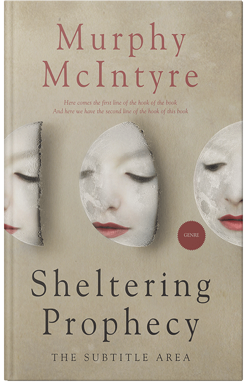 Front view of Premade Self-Improvement & Self-Help Book Cover - Bison Hide