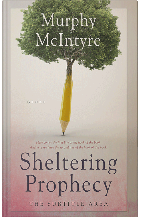 Front view of Premade Education Book Cover - Wafer