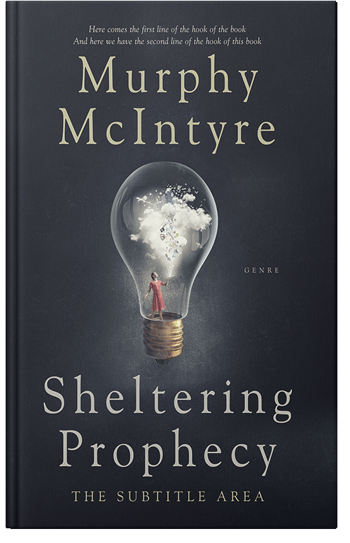 Front view of Premade Self-Improvement & Self-Help Book Cover - Charade