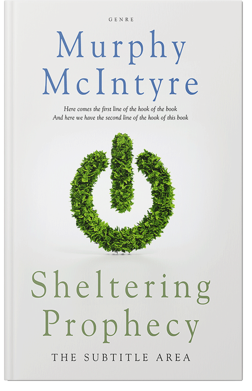 Front view of Premade Environment & Ecology Book Cover - Cararra