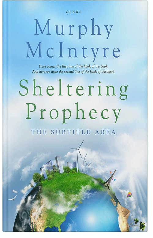 Front view of Premade Environment & Ecology Book Cover - Spindle