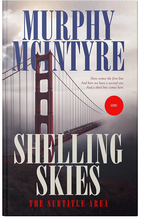 Front view of Premade Mystery & Thriller & Suspense Book Cover - Steel Gray