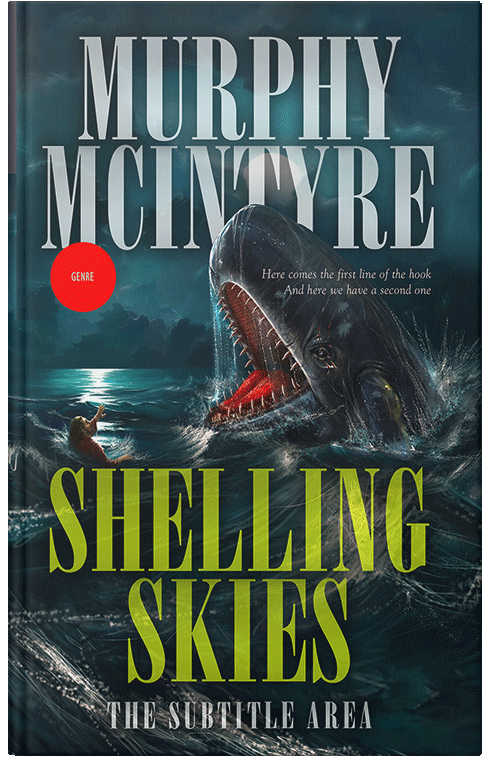 Front view of Premade Action & Adventure Book Cover - Pine Glade