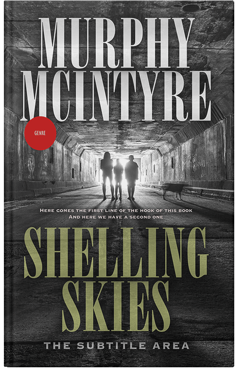 Front view of Premade Mystery & Thriller & Suspense Book Cover - Foggy Gray