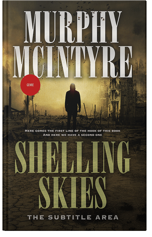 Front view of Premade Apocalyptica Book Cover - Yuma