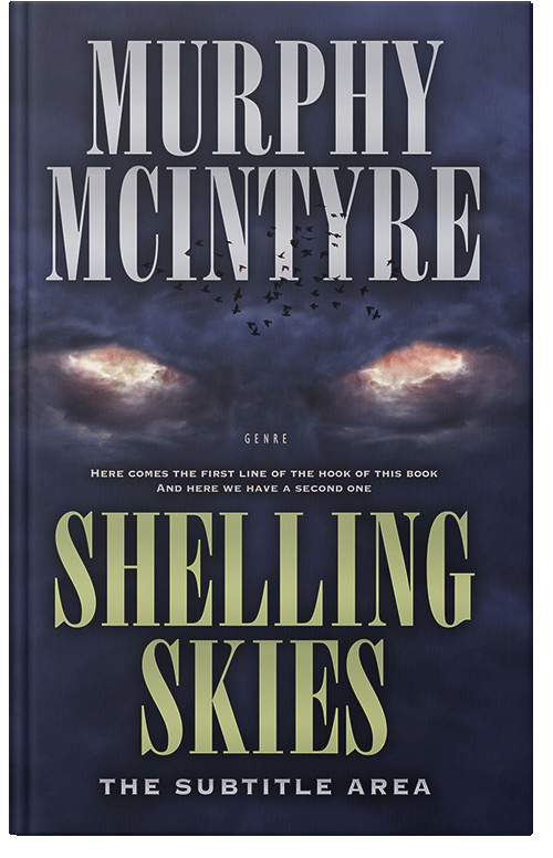 Front view of Premade Mystery & Thriller & Suspense Book Cover - Foggy Gray