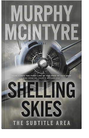 Pre Made Book Cover Fuscous Gray