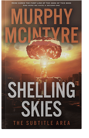 Pre Made Book Cover Brown Rust