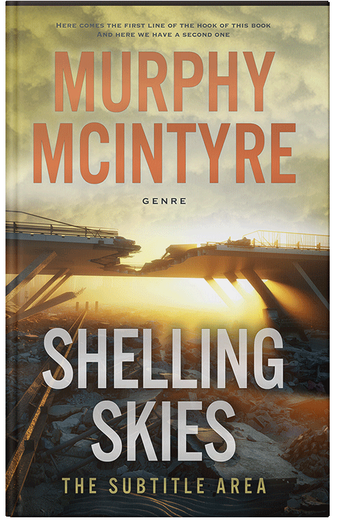 Front view of Premade Apocalyptica Book Cover - Dune