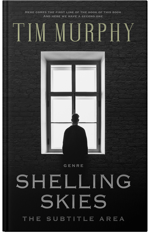 Front view of Premade Mystery & Thriller & Suspense Book Cover - Cod Gray