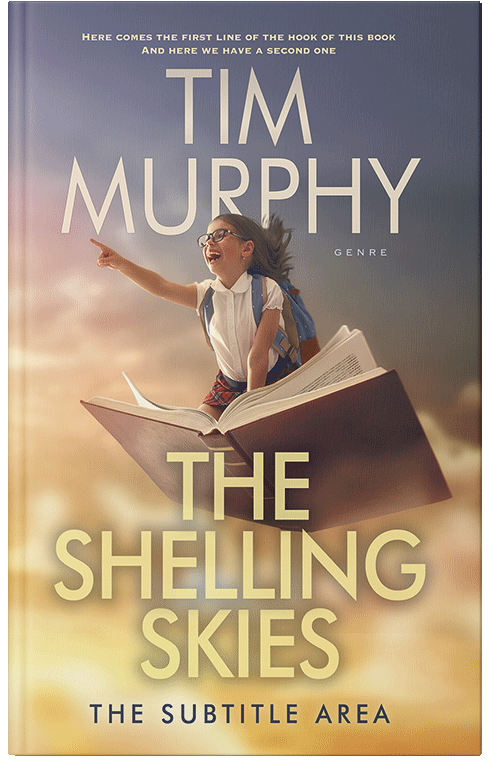 Front view of Premade Education Book Cover - Indian Khaki