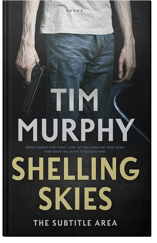 Front view of Premade Mystery & Thriller & Suspense Book Cover - Foggy Gray