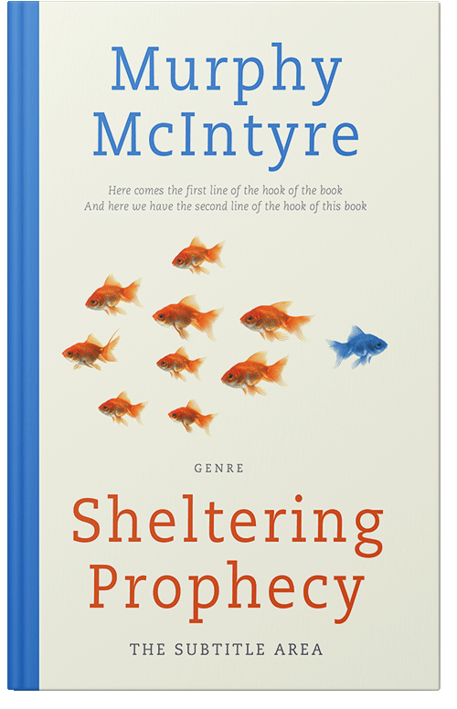 Front view of Premade Business Book Cover - Bianca