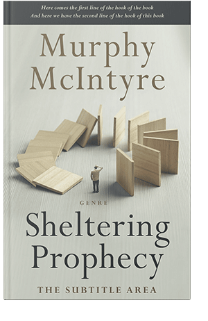 Pre Made Book Cover Moon Mist