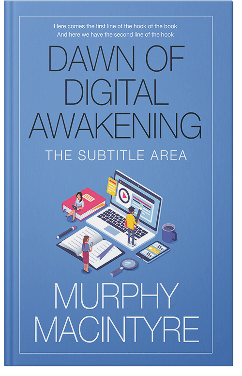 Front view of Premade Education Book Cover - Danube