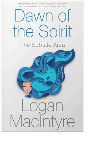 Pre Made Book Cover Eastern Blue