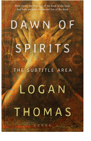 Pre Made Book Cover Antique Bronze