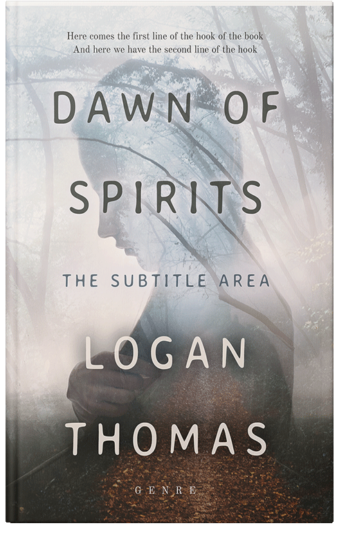 Front view of Premade Mystery & Thriller & Suspense Book Cover - Pale Slate