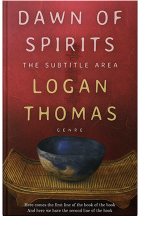 Pre Made Book Cover Mocha