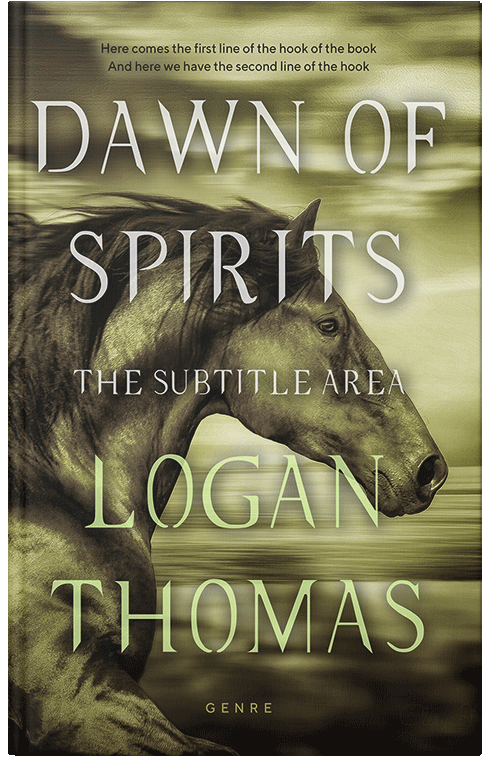 Front view of Premade Action & Adventure Book Cover - Judge Gray